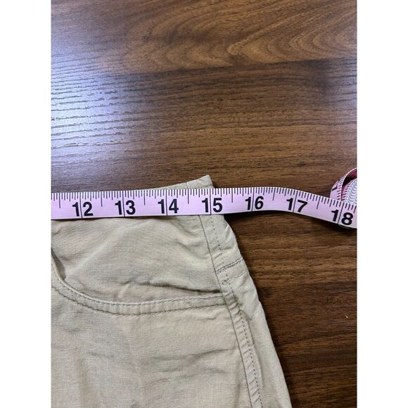 Massimo Dutti Skirt Womens S Midi Beige Button Front Slit Pockets A-Line minimal - Picture 10 of 10